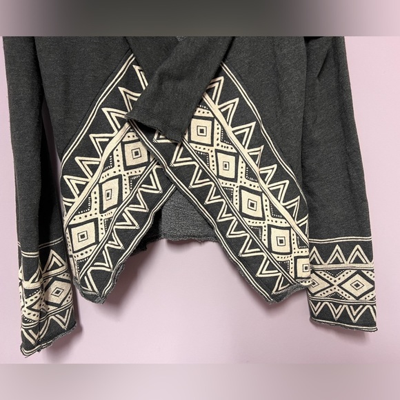BILLABONG Gray AZTEC Sweater FLYAWAY Women S - Picture 3 of 9
